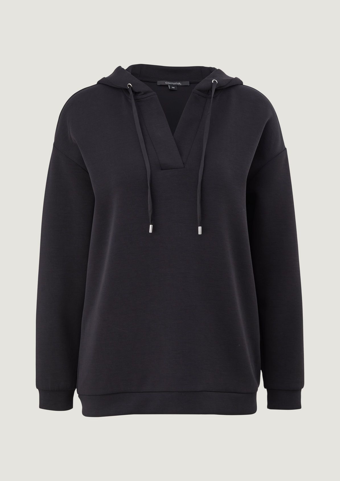 Hoodie in scuba fabric from comma