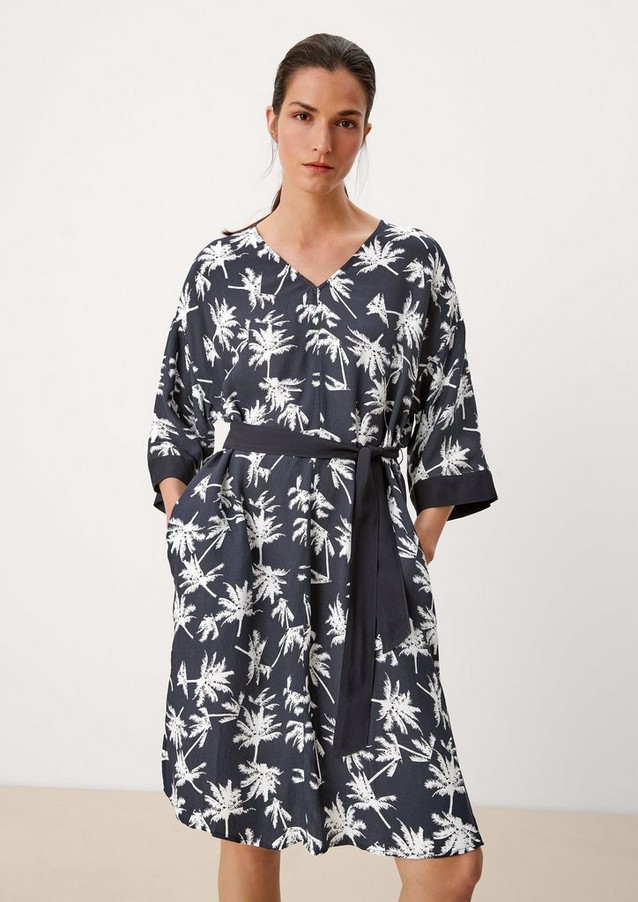 H&M Divided Kimono Blouse abstract pattern casual look Fashion Blouses Kimono Blouses 