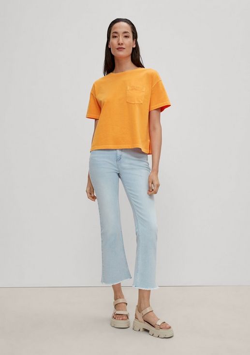 Loose top with garment wash from comma