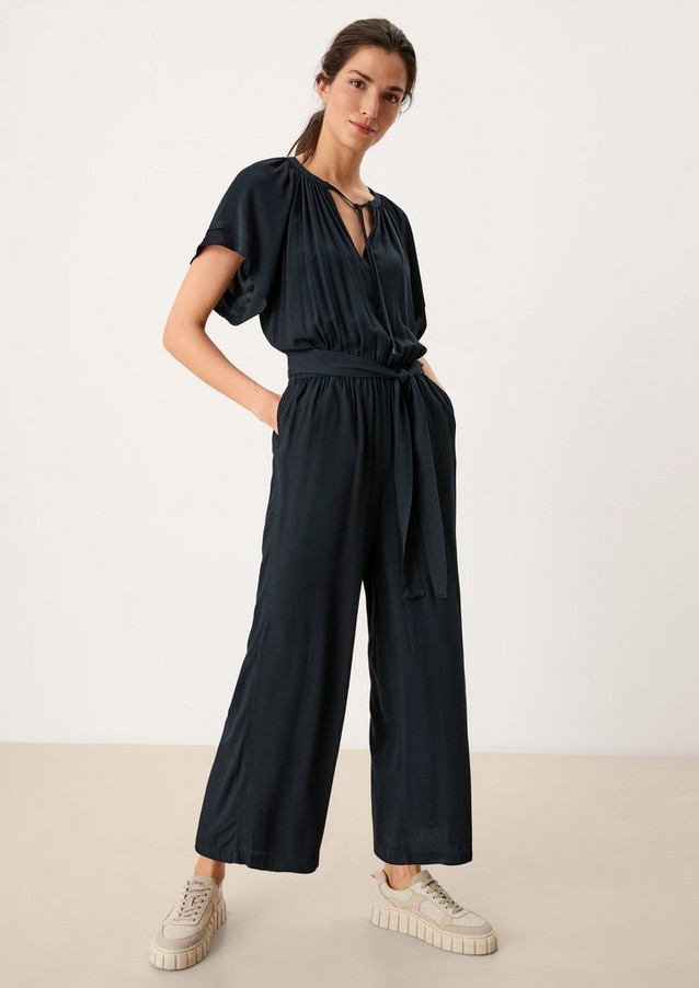 Women Jumpsuits | Jumpsuit with a dobby texture - YK22522