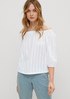 Cotton blouse with a woven texture from comma