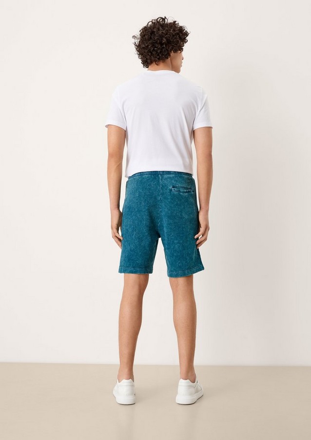 Hommes Shorts & Bermudas | Regular : pantalon de jogging à effet teint en pièce - US77791