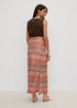 Midi skirt in a colourful crocheted look from comma