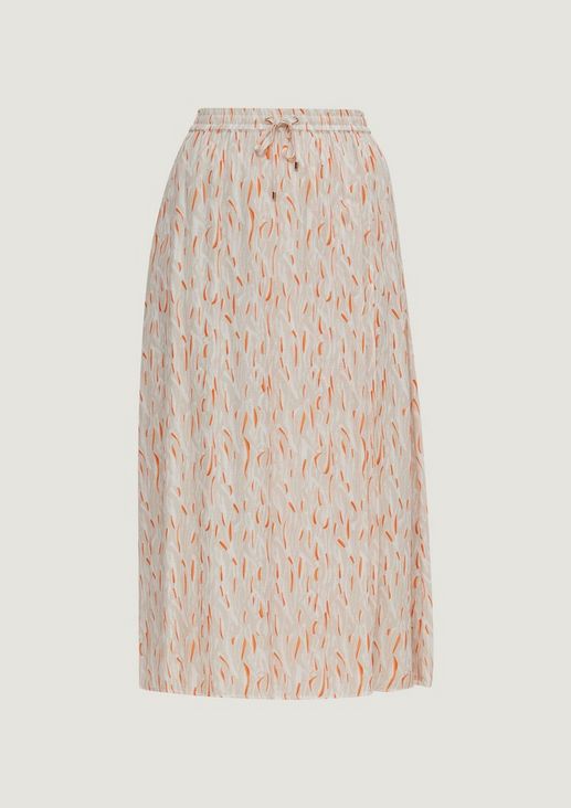Midi skirt with layering from comma