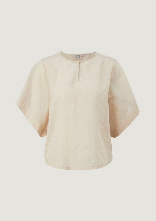Tunic with a textured pattern from comma