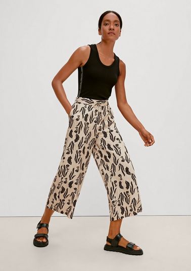 Regular fit: Marlene-style trousers from comma