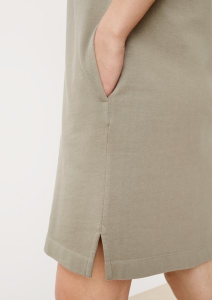 Femmes Robes | Robe en molleton à manches courtes et capuche - GX39228