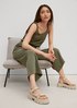Twill jersey jumpsuit from comma