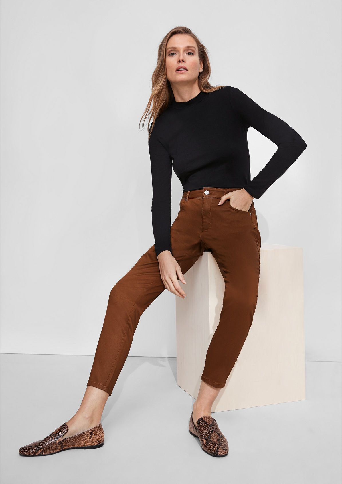 Skinny: 7/8-length trousers from comma
