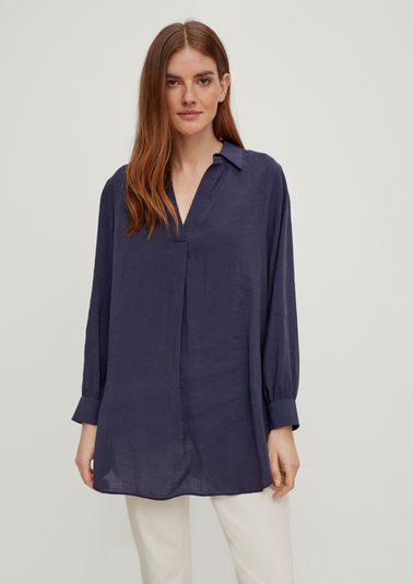 Long blouse in a modal blend from comma