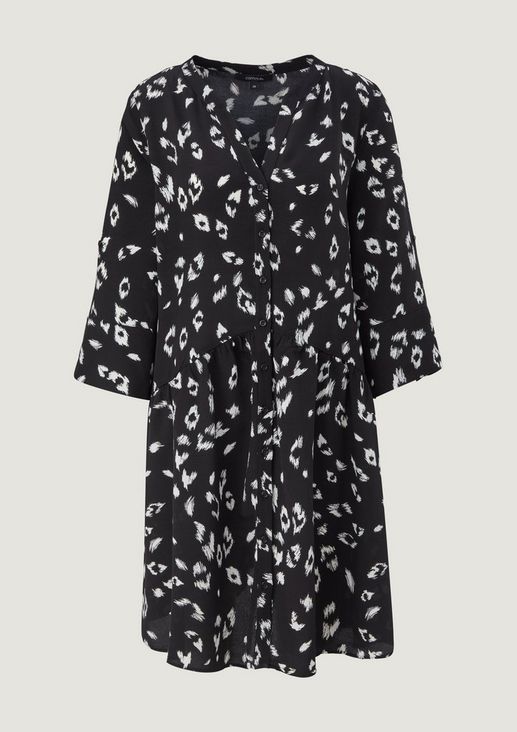 Loose viscose dress from comma