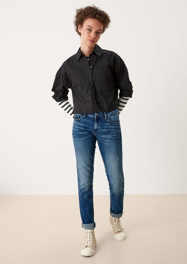 Damen Jeans | Slim: Jeans mit Waschung - MT62335