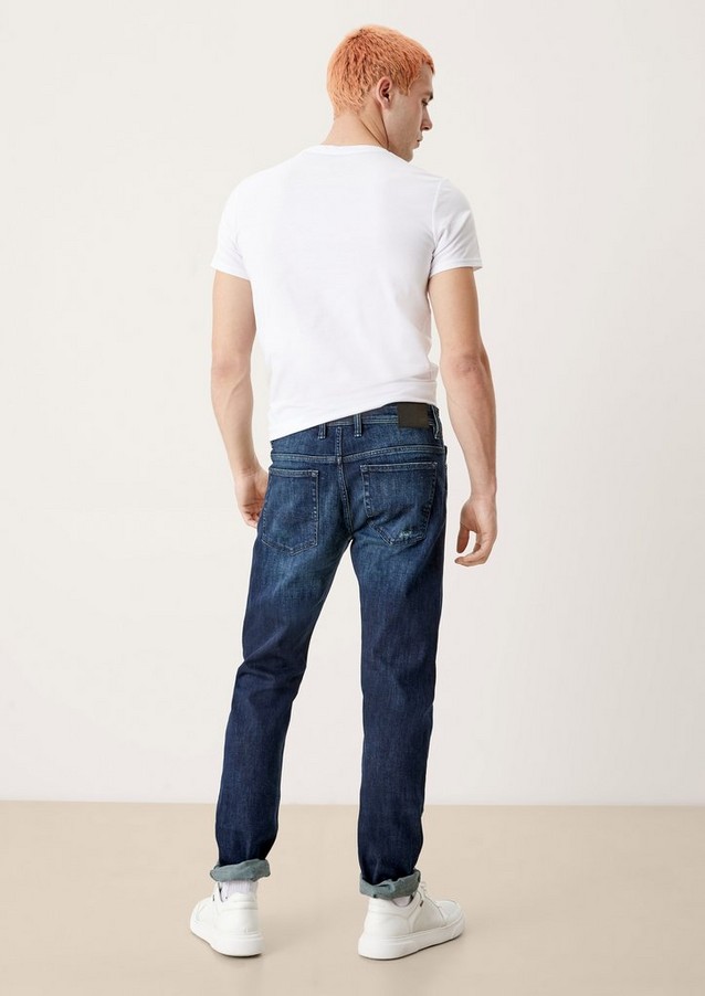 Hommes Jeans | Slim : jean au délavage usé - FX27776