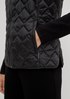 Body warmer with quilted diamond pattern from comma