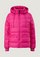 Down jacket with detachable hood from comma