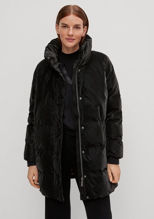 Quilted jacket in a matte finish from comma