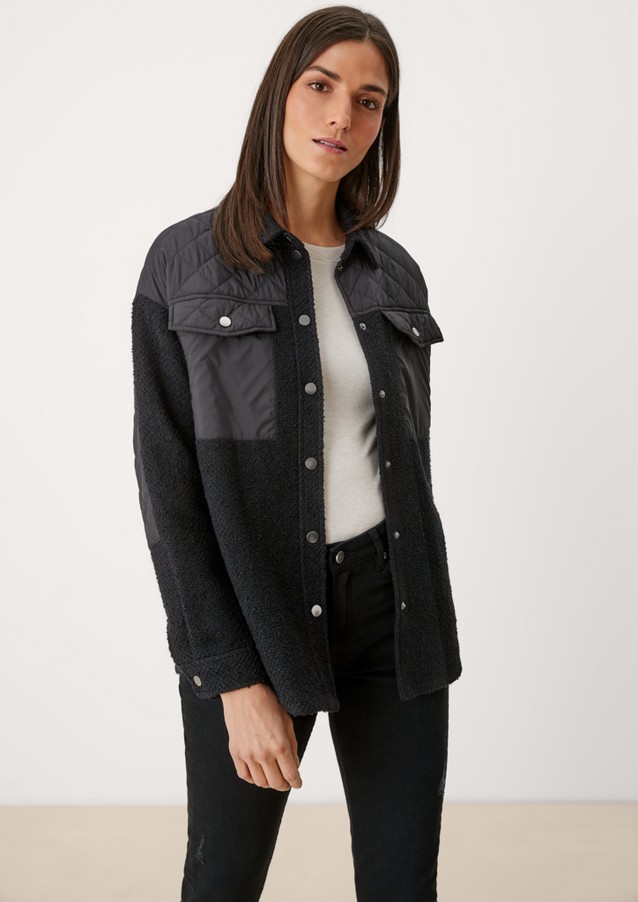 Women Jackets | Bouclé jacket in a patchwork style - WL91231