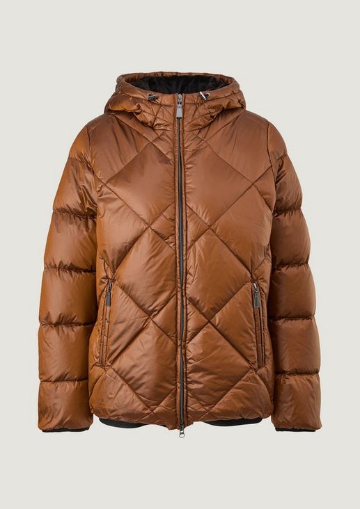 Quilted down jacket from comma