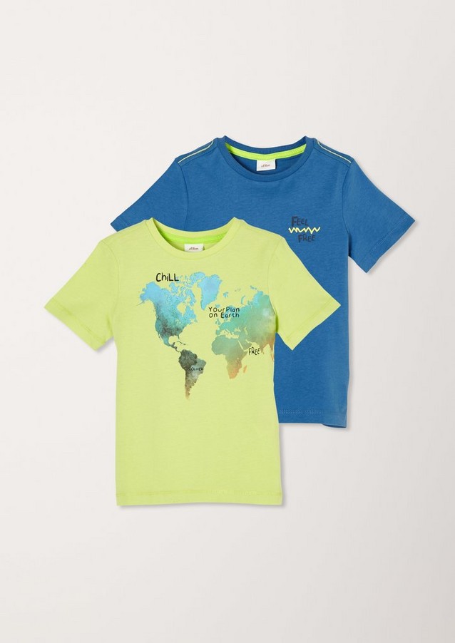 Junior Kids (sizes 92-140) | Double pack of T-shirts with a print - OD07524