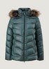 Quilted jacket with a hood from comma