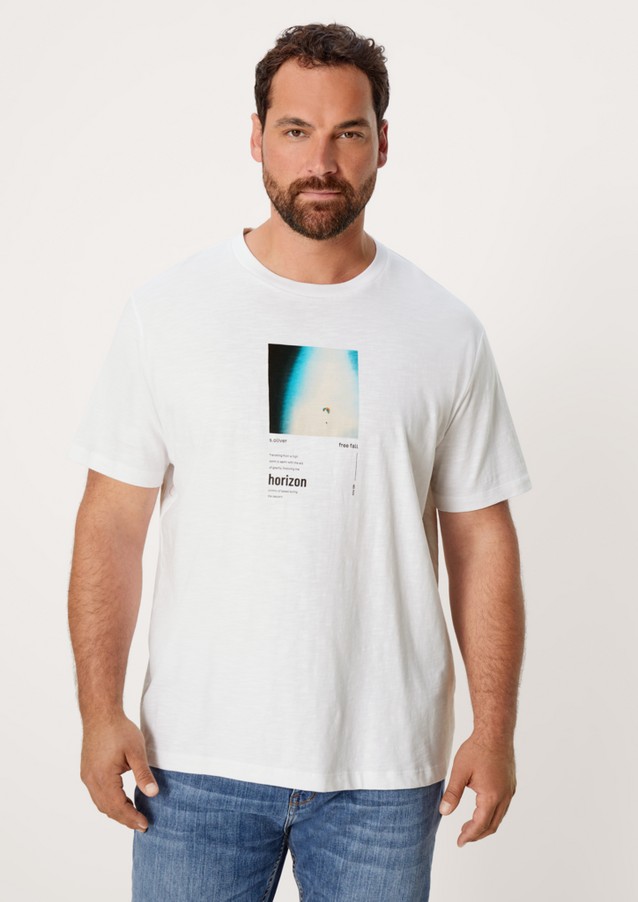 Hommes Big Sizes | T-shirt à imprimé sur le devant - DA71478