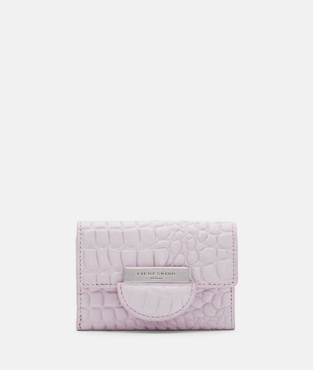 Compact purse with crocodile embossing from liebeskind