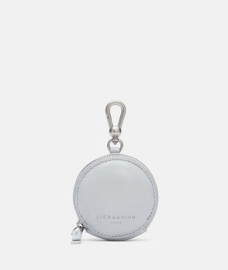 Circular, padded leather pendant from liebeskind