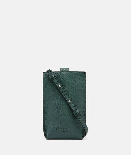 Mobile pouch in leather from liebeskind