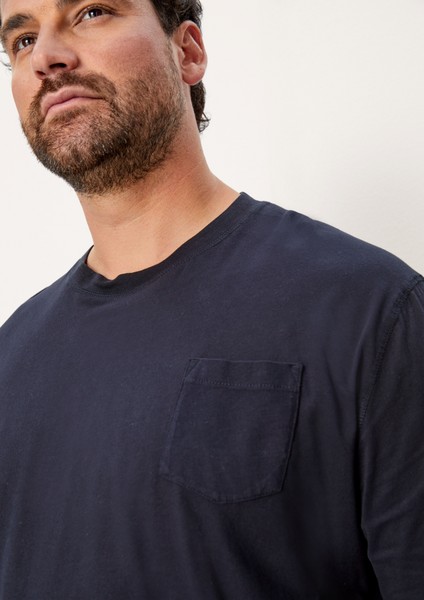 Men Big Sizes | Long sleeve top with a breast pocket - HE35268