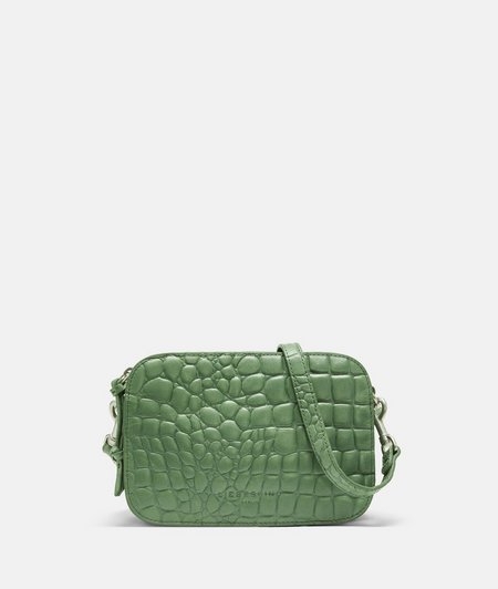 Small shoulder bag with high-quality crocodile embossing from liebeskind