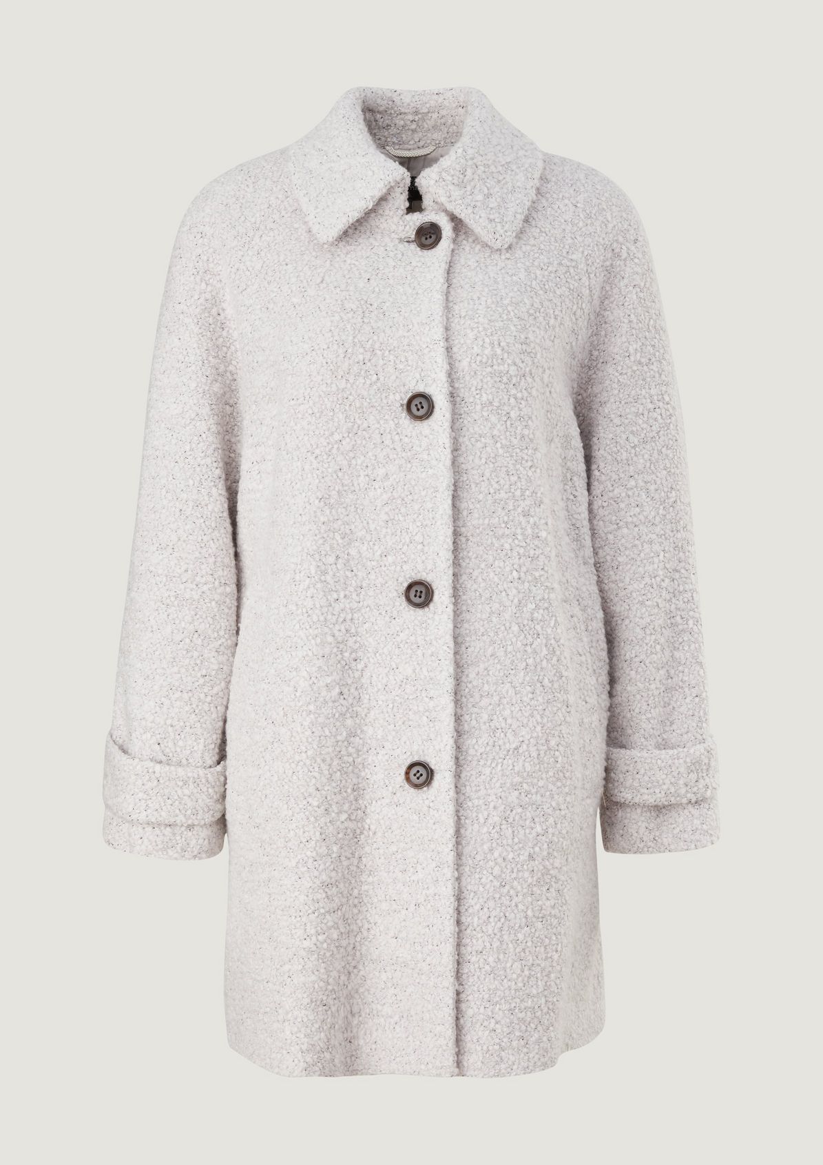 Wool blend coat with a button placket from comma
