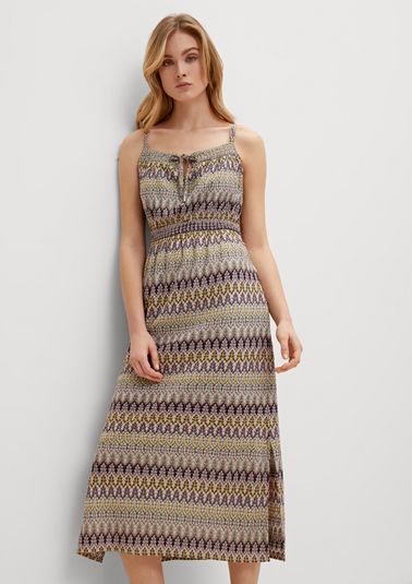 Dress with a knit pattern from comma