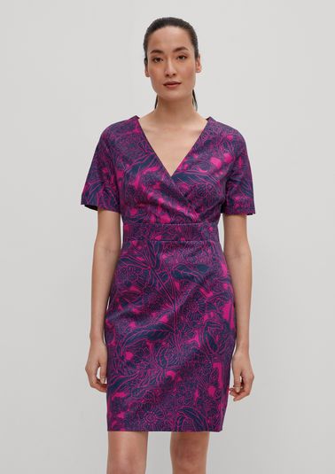 Sheath dress with a floral pattern from comma