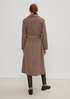 Wool blend coat with a tie-around belt from comma