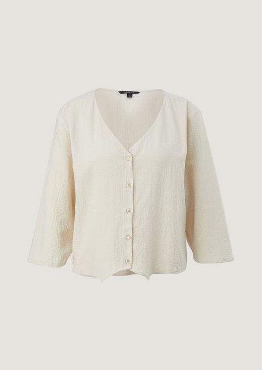 Lightweight blouse made of seersucker from comma