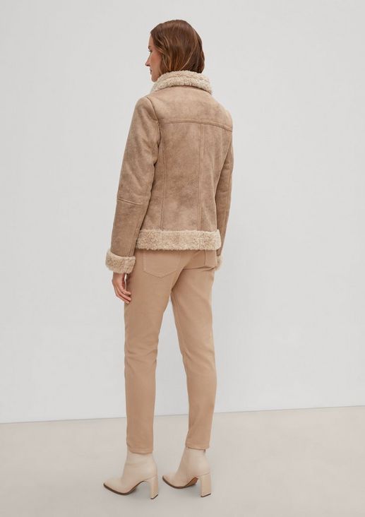 Faux suede jacket from comma