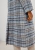Checked wool blend coat from comma