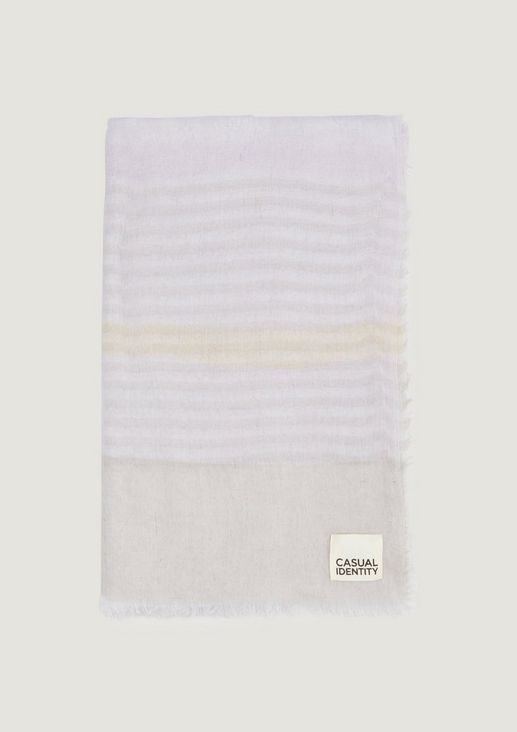 Lightweight scarf with linen from comma