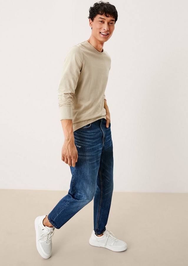 Men Jeans | Relaxed: jeans with a tapered leg - BF64737