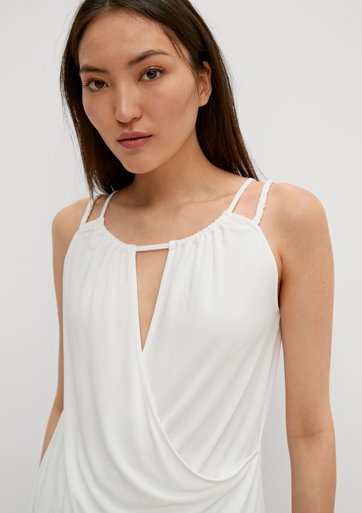 Modal blend jersey top from comma