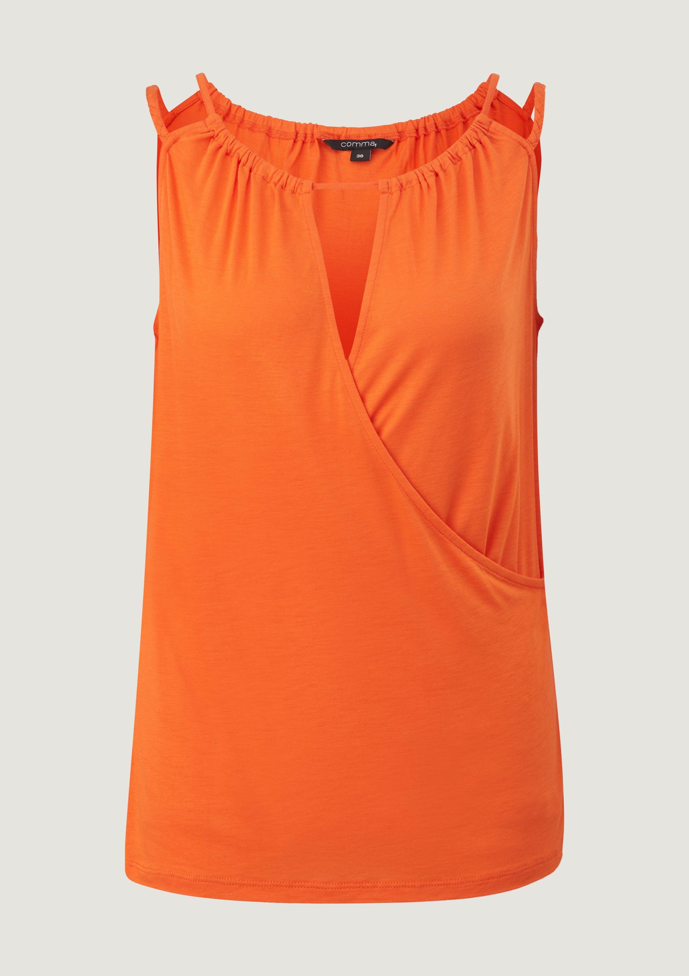 Modal blend jersey top from comma
