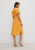 Midi dress with a tie-around belt from comma