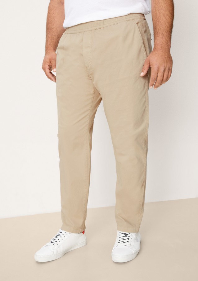 Men Big Sizes | Relaxed: twill trousers - ID90216