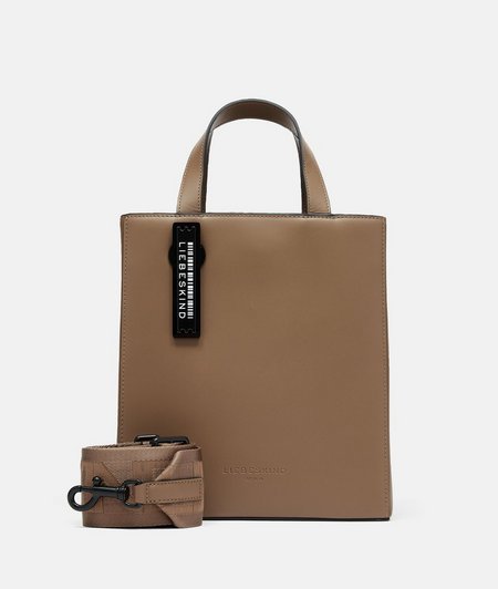 Bags Handbags Liebeskind Berlin Handbag bronze-colored flecked casual look 