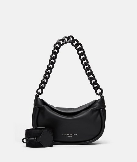Leather bag with a chain strap from liebeskind