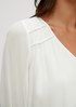 Blouse with a pleated detail from comma