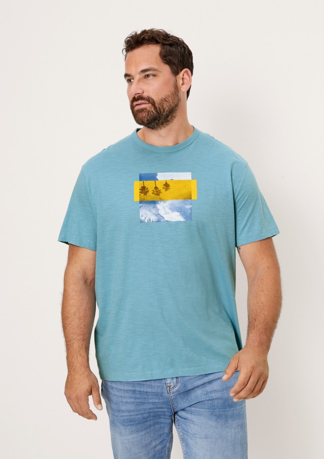Herren Big Sizes | Jerseyshirt mit Print-Details - NA60948