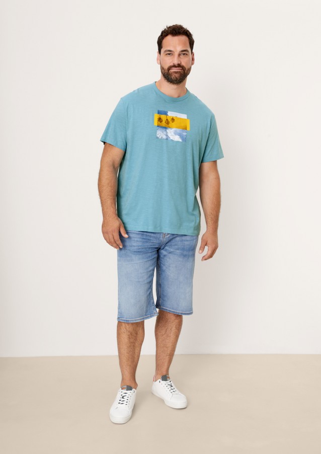 Hommes Big Sizes | T-shirt en jersey orné de détails imprimés - KZ72994