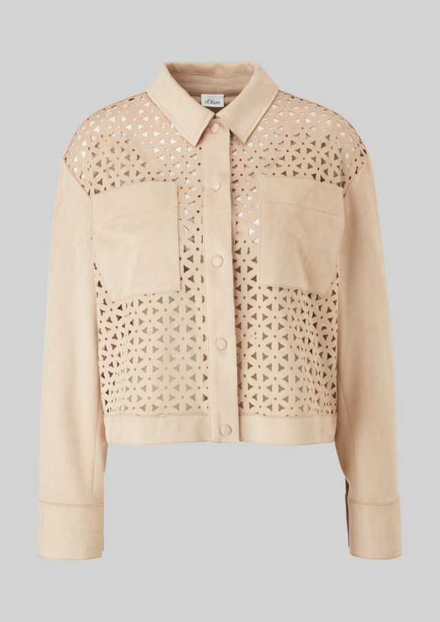 Women Jackets | Faux suede jacket - LE23145