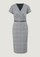 Dress with a Prince of Wales check pattern from comma